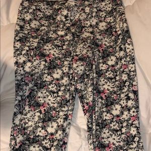 Floral print leggings